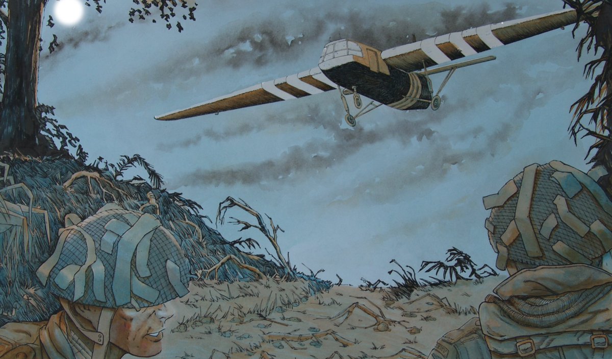 8_secondsbook's tweet photo. An illustration from my book 'Eight Seconds', which tells the story of my dad at the Merville battery assault on D-Day 6 June 1944. On Amazon now! https://t.co/Q6FCwKmeGt