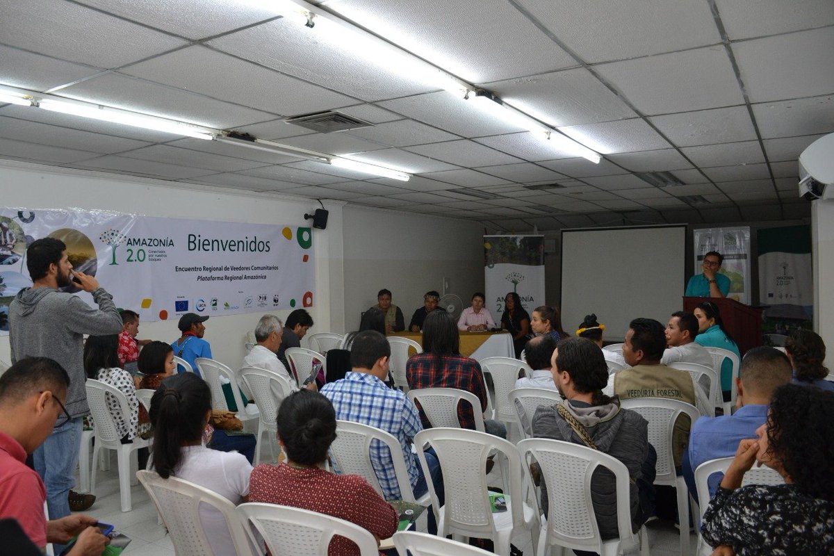 fundacionnatura's tweet photo. Representantes de Colombia, Ecuador y Perú, participan en el panel #Gobernanza y Gestión Territorial, donde dan a conocer las estrategias locales que utilizan para enfrentar  las presiones y amenazas que existen en sus territorios #Amazonía2.0 #Participación #VeeduríaComunitaria https://t.co/nKGJEUBvKP