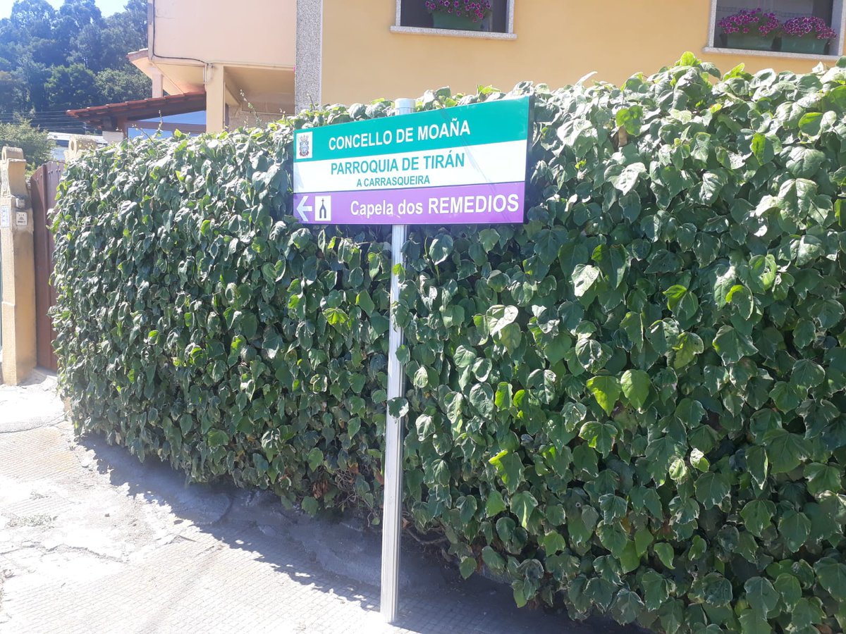 Xa executado o proxecto de sinalización de barrios xestionado pola Concellería de Mobilidade.