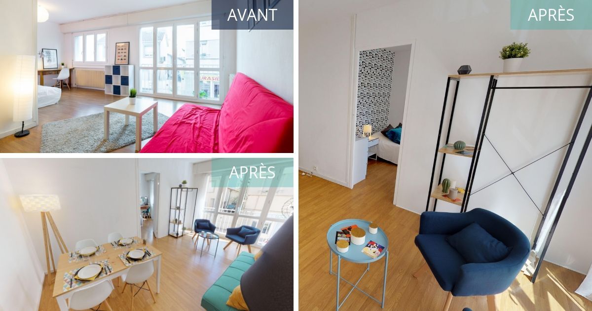 Cette semaine, nos équipes ont redonné un coup de peps à cette superbe colocation de 3 chambres dans le 8ème arrondissement de Lyon, en y créant un salon ! 
⬇️ Découvrez l'avant / après en images !
👉 Plus d'infos sur notre site : bit.ly/2X3nVUL