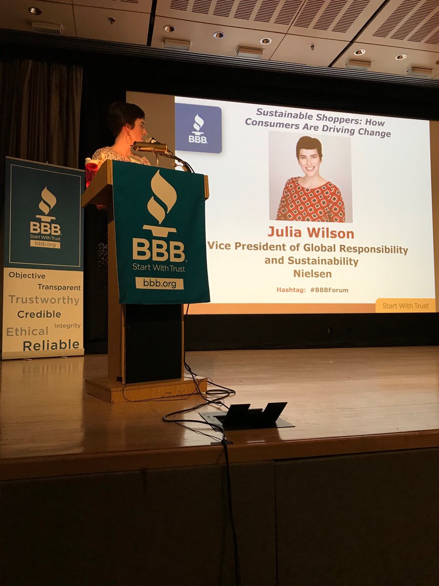 pamhaas's tweet photo. Thank you julia_n_wilson from ⁦@nielsen⁩ for sharing info on sustainable shoppers at #bbbforum CSR event https://t.co/pWETwiJqDN