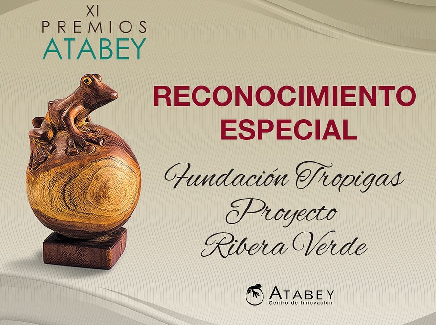 Pizzolante's tweet photo. Muchas felicidades a nuestro cliente @Ftropigas y su Programa #RiberaVerde, por recibir el reconocimiento especial como "proyecto empresarial" en el marco del Premio Ambiental Atabey 2019. Nos enorgullece poder ser parte y aportar a tan valioso programa. #PremiosAtabey2019 https://t.co/HJeLzr45M4