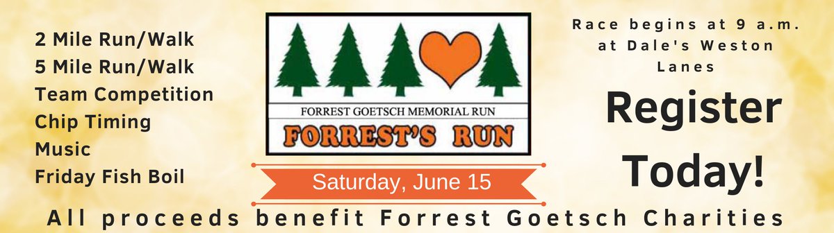 ForrestsRun's tweet image. If you haven’t already, complete your registration today!