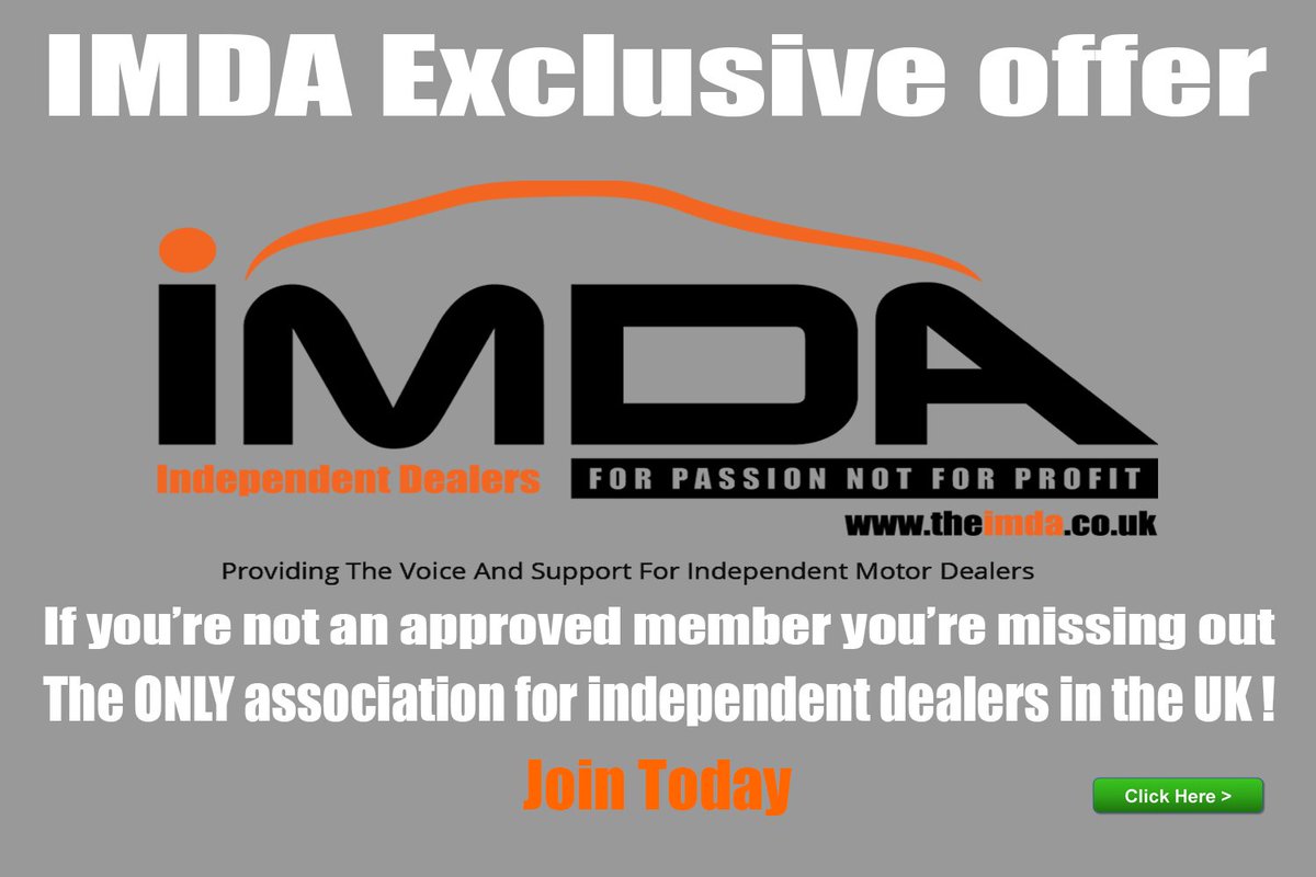 IMDA2017's tweet photo. Are you an independent motor dealer or 
Independent franchise dealer?

Why not join the fastest growing and the ONLY association for the independent motor dealers in the UK 
FREE to join with ' Exclusive Offers' ONLY available to approved members
#theIMDA 
https://t.co/sGeNltjZxY https://t.co/IKUnZUx7ix