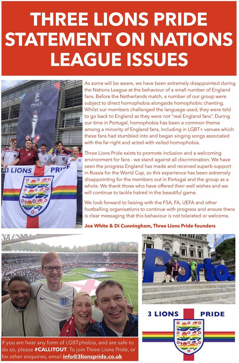 Our statement with regards to the LGBTphobia experienced by our members in Portugal 🏳️‍🌈