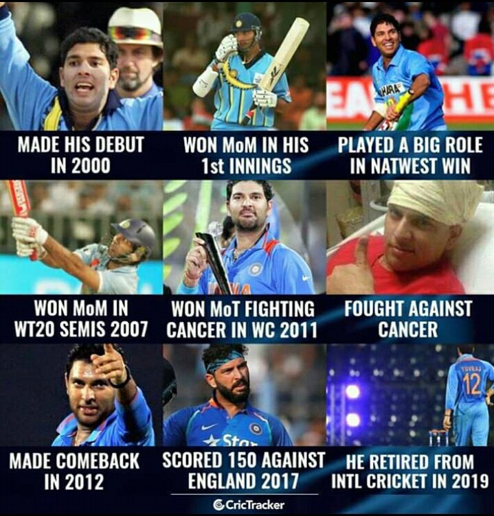 FansmarkApp's tweet photo. #Fanmoment
The man who wins not only matches but also millions of hearts.
@YUVSTRONG12 you have declared retirement from international cricket, thanx for your match winning knocks you always be in our heart.
#SixerKing #yuvarajsingh #YuviRetires #Fansmark #Yuvrajsinghretires https://t.co/9i5l0xKNuw