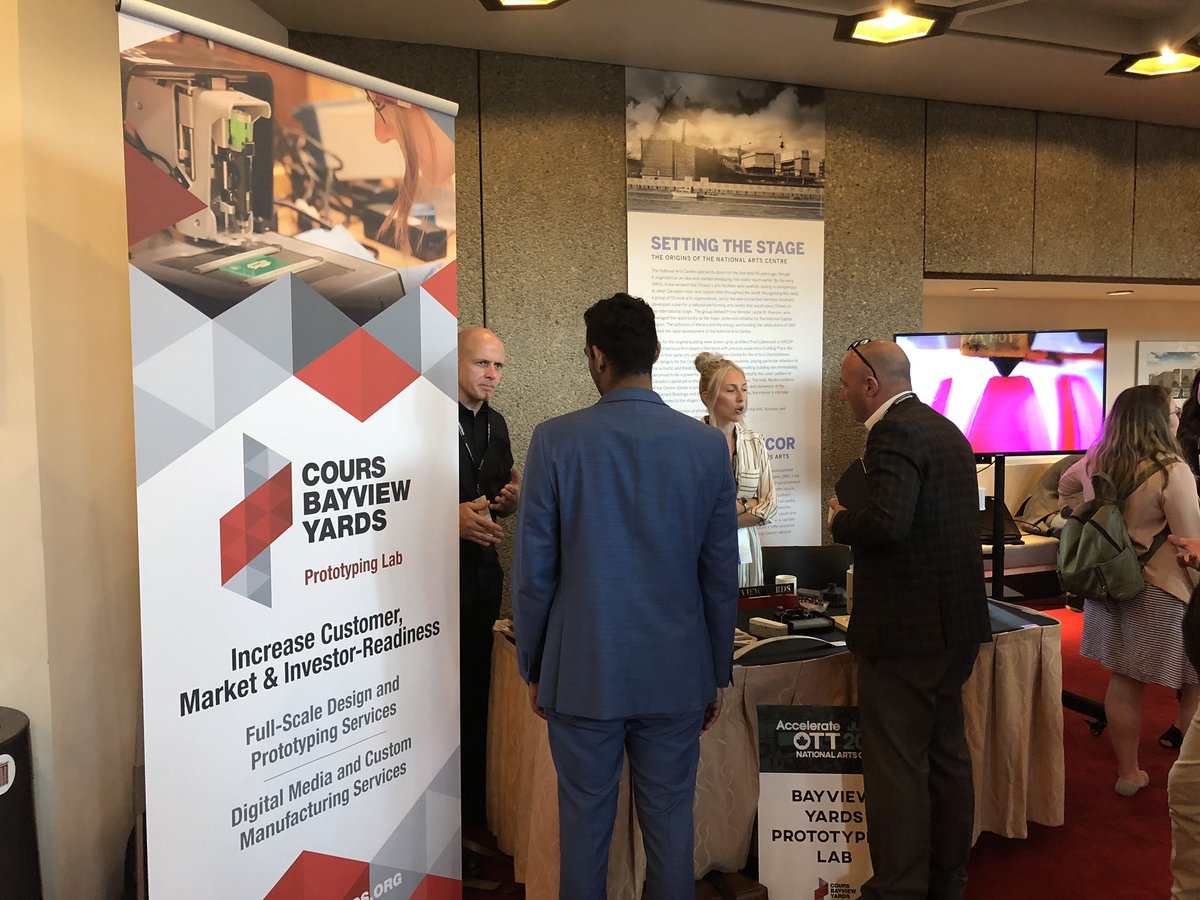 Bayview_Yards's tweet image. Hey @AccelerateOTT attendees! Be sure to check out our #PrototypingLab booth in the #InnovationZone. #AcceleareteOTT