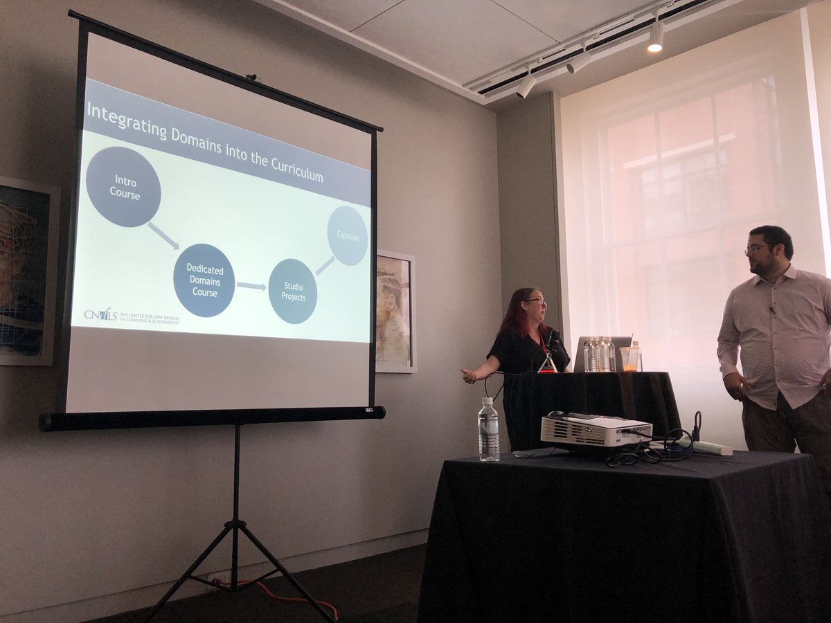 DomainsConf's tweet photo. Incorporating Domains and student agency into curriculum with @readywriting &amp; @EllsworthRandal cc: @bhindu20 #domains19 https://t.co/TQhaSMM2Uo