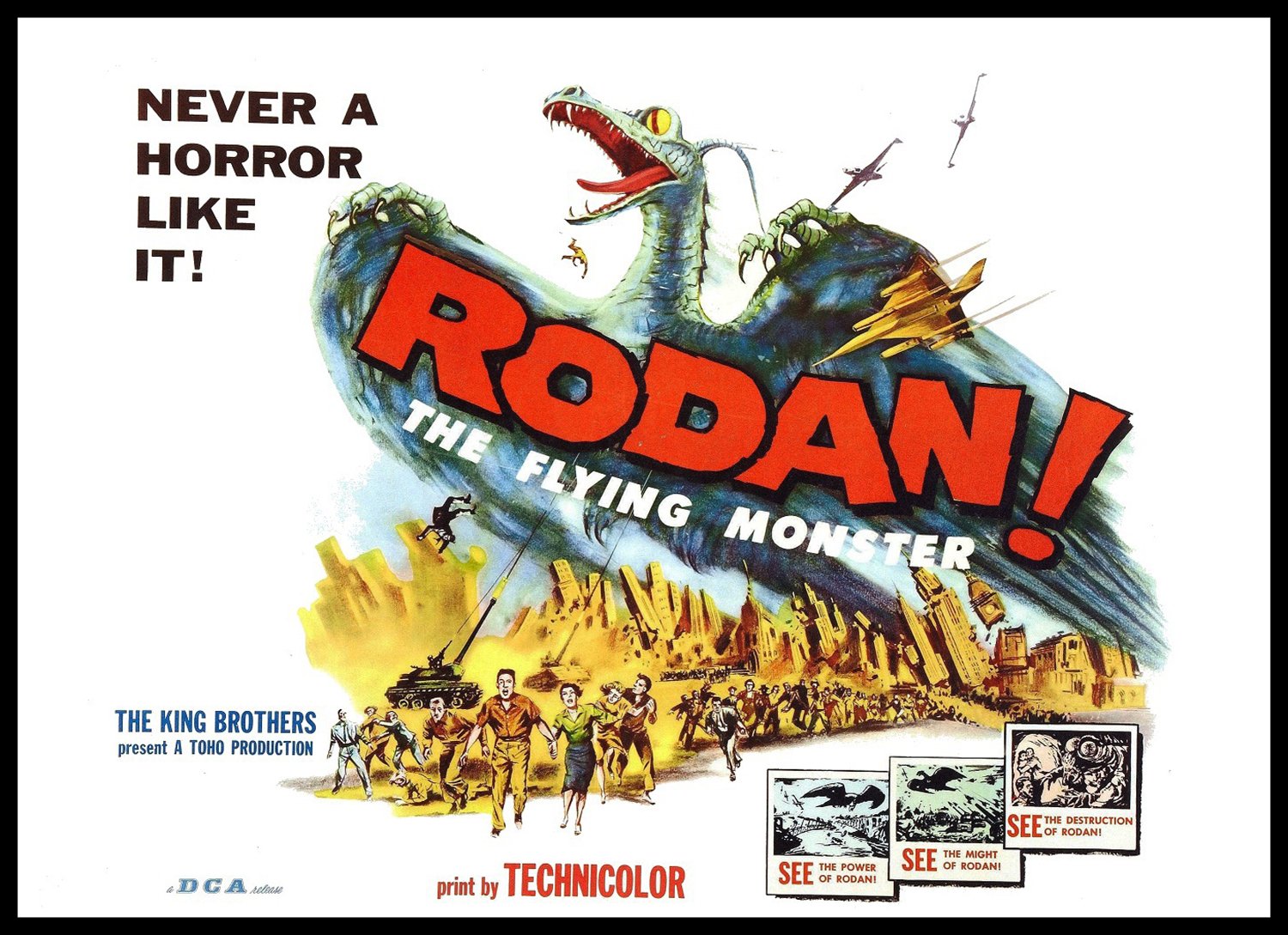 Movie Poster 1956 Rodan 
