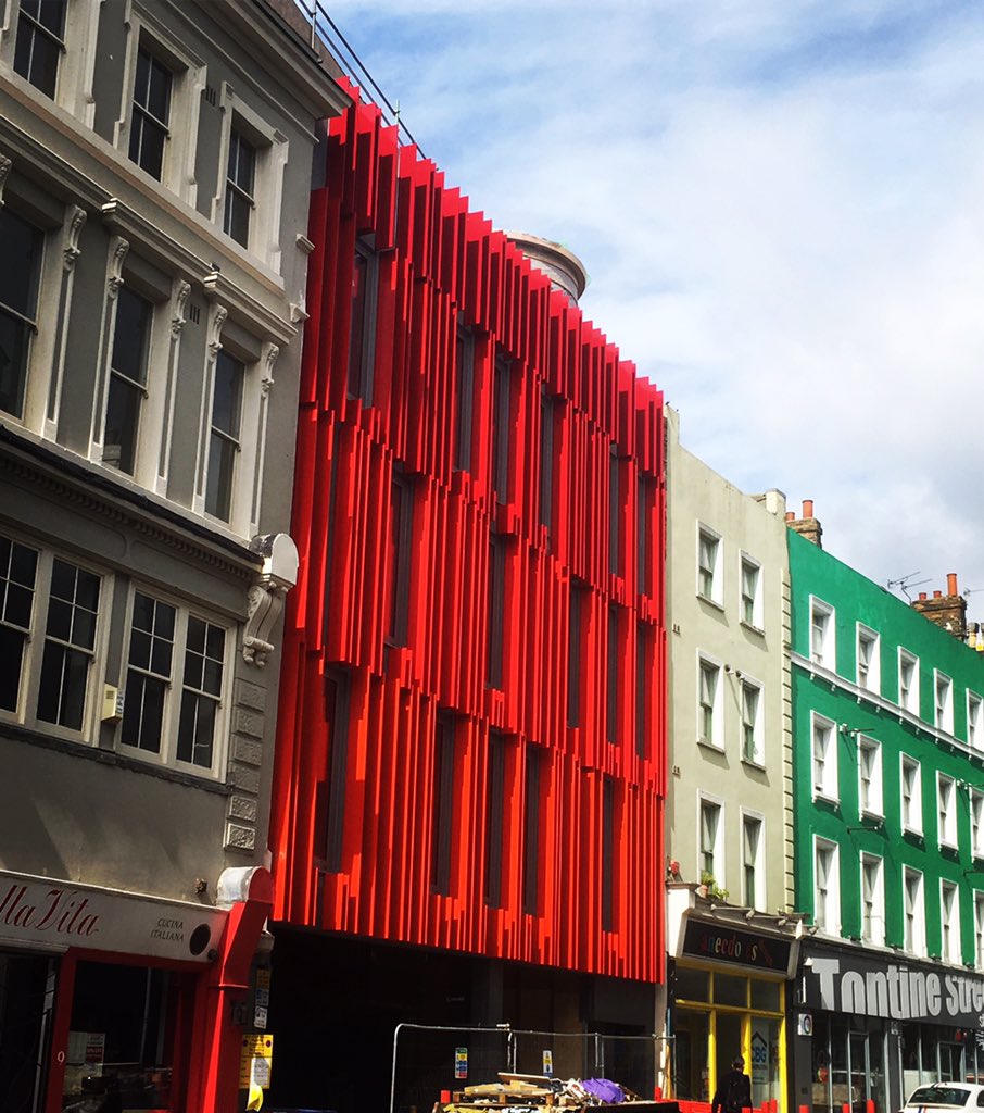 HeyDougall's tweet photo. New elevation of #69TOHS finally coming together - thanks to RDHCT and CF for making this possible. A lasting testament to the hard work of the team @CQ_folkestone @RDHCT https://t.co/wOBommndgs
