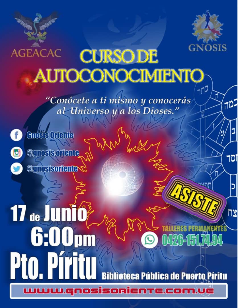 Maryory_AGEACAC's tweet photo. Inicia con la clase introductoria nuestro Curso de #Autoconocimiento este #17Jun en #Anzoategui VIA: @GnosisOriente https://t.co/6q877yJCRr