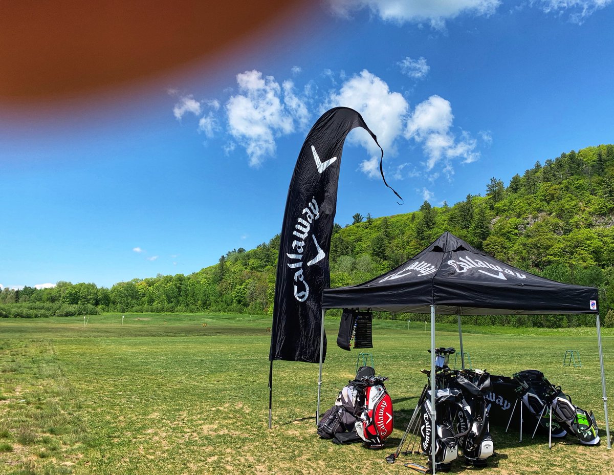 Super day for <a href="/CallawayGolf/">Callaway Golf</a> fit day here in Banff I mean <a href="/SilverCreekGolf/">Silver Creek Golf</a> golf club in Sault Ste Marie. Amazing views what a spot <a href="/JHendo9/">Jamie Henderson</a>