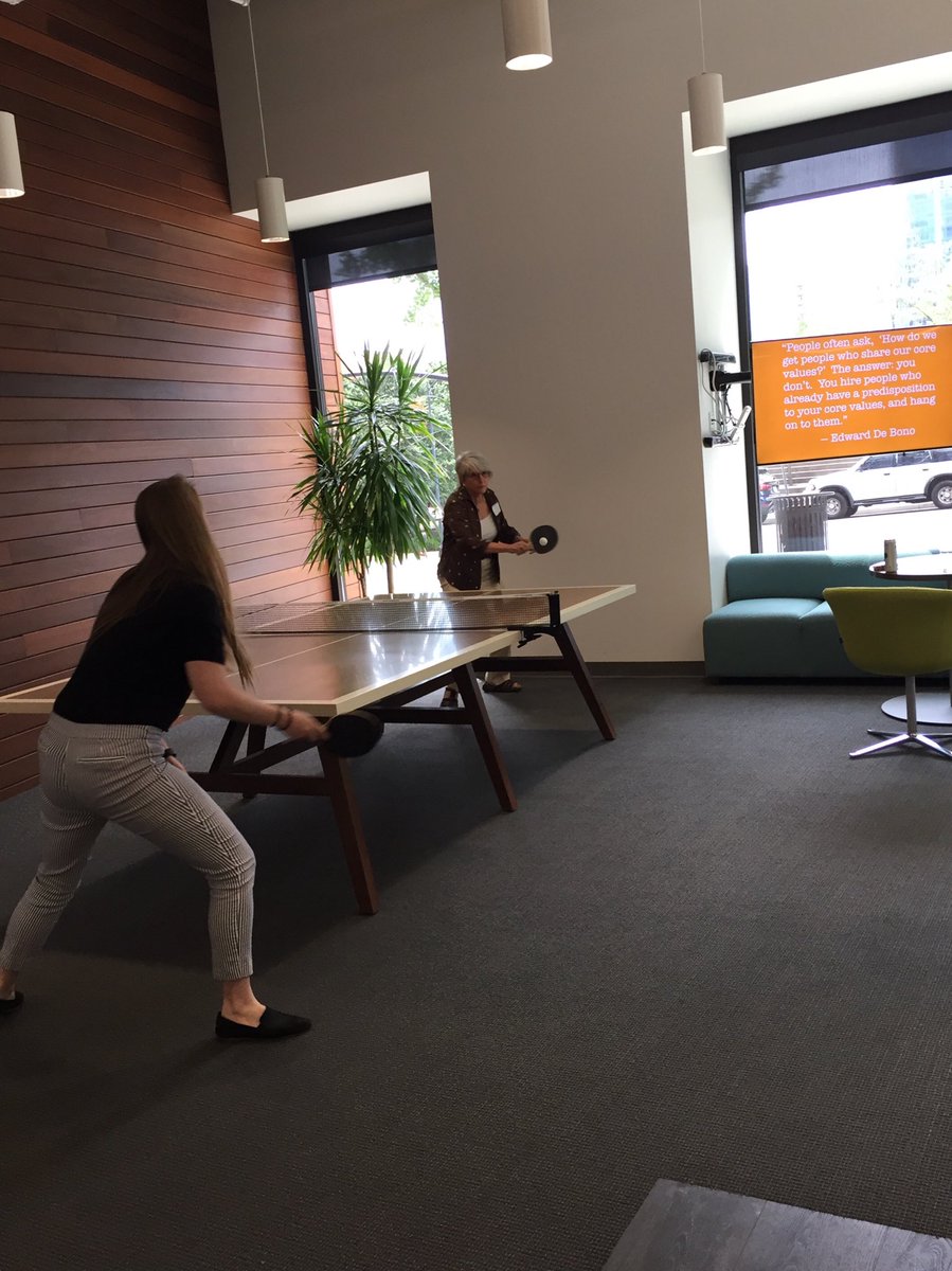 TERock37's tweet image. It’s a good day when you can hang with other women in higher ed and also play ping pong. #higher2019