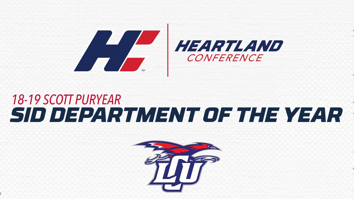 Heartland Conference (@heartlandsports) on Twitter photo 🏆 Congratulations to the <a href="/LCUCHAPS/">LCU Chaparrals</a> on being named the 2018-19 Scott Puryear SID Department of the Year! #HeartlandProud #ThankYourSID
📰 - bit.ly/2IA6Dp5 🏆 Congratulations to the <a href="/LCUCHAPS/">LCU Chaparrals</a> on being named the 2018-19 Scott Puryear SID Department of the Year! #HeartlandProud #ThankYourSID
📰 - bit.ly/2IA6Dp5