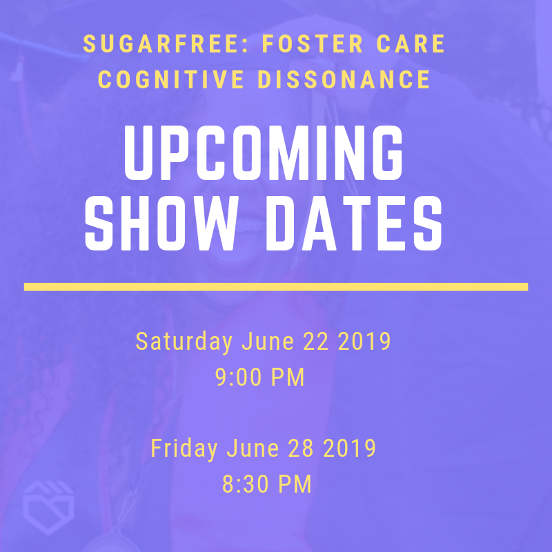 Sugarfreesherry's tweet photo. Throughout June, my one-woman play will shine a spotlight on the persistent struggles that foster youth face when transitioning out of care and into adulthood. Purchase your tickets today: https://t.co/rIV6RvV9ir

#sugarfreeshari #fostercare #cognitive https://t.co/pgl27C566M