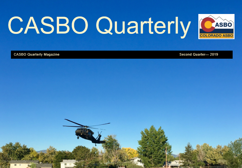 ColoradoASBO's tweet image. The latest edition of the CASBO Quarterly has been mailed out and is now available on our website for your browsing convenience!  #CASBO2019 bit.ly/2KcBcEq
