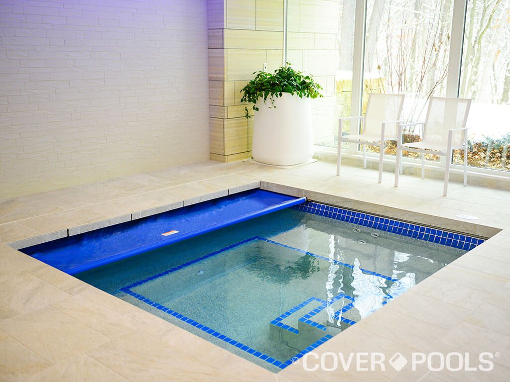 coverpools's tweet image. Congratulations to @PoolTechIowa for being selected as our June Cover of the Month with an indoor Save-T® 3 pool cover and Autosave™ spa cover system with blue fabric. #coverofthemonth #automaticpoolcover