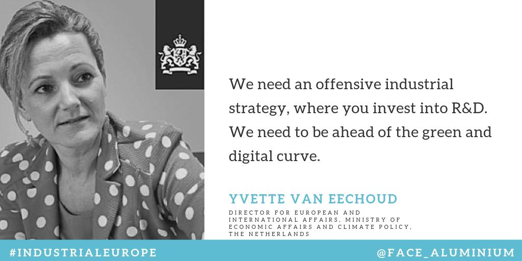 We need an offensive industrial strategy in green and digital transitions – Yvette van Eechoud #IndustrialEurope