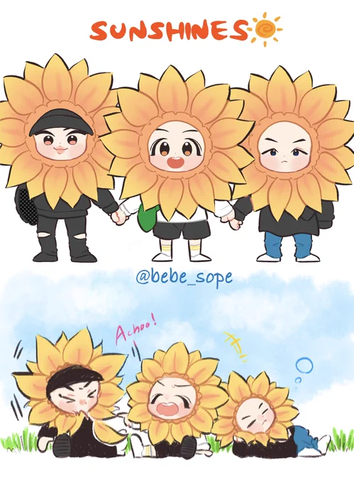 Our sunshines☀️☀️☀️?

#sope #2seok @BTS_twt 