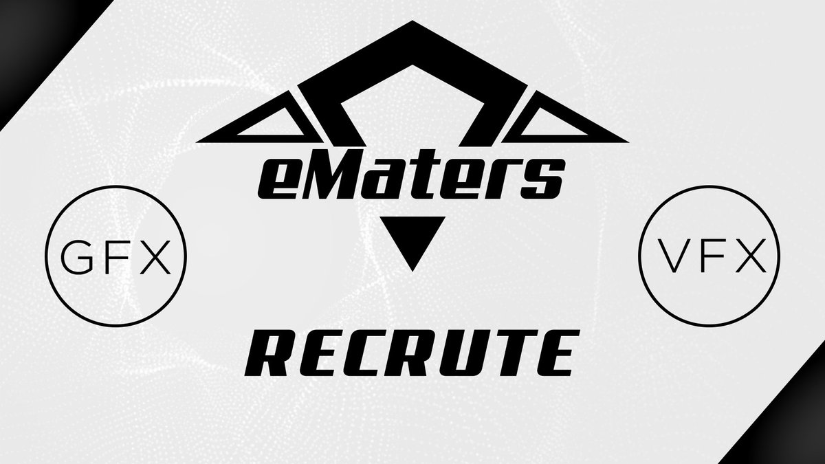 Exygle's tweet photo. ⚠️VOTRE ATTENTION ⚠️ Notre chère association @ematers_eu recrute ! Nous sommes actuellement à la recherche de 2 GFX (graphiste) 🖌️et d'un VFX (monteur vidéo) 📽️alors sachez que mes DM 📩sont ouverts pour de plus amples informations ! Je serais vraiment très heureux de voir des RT https://t.co/QgfELHSNNP