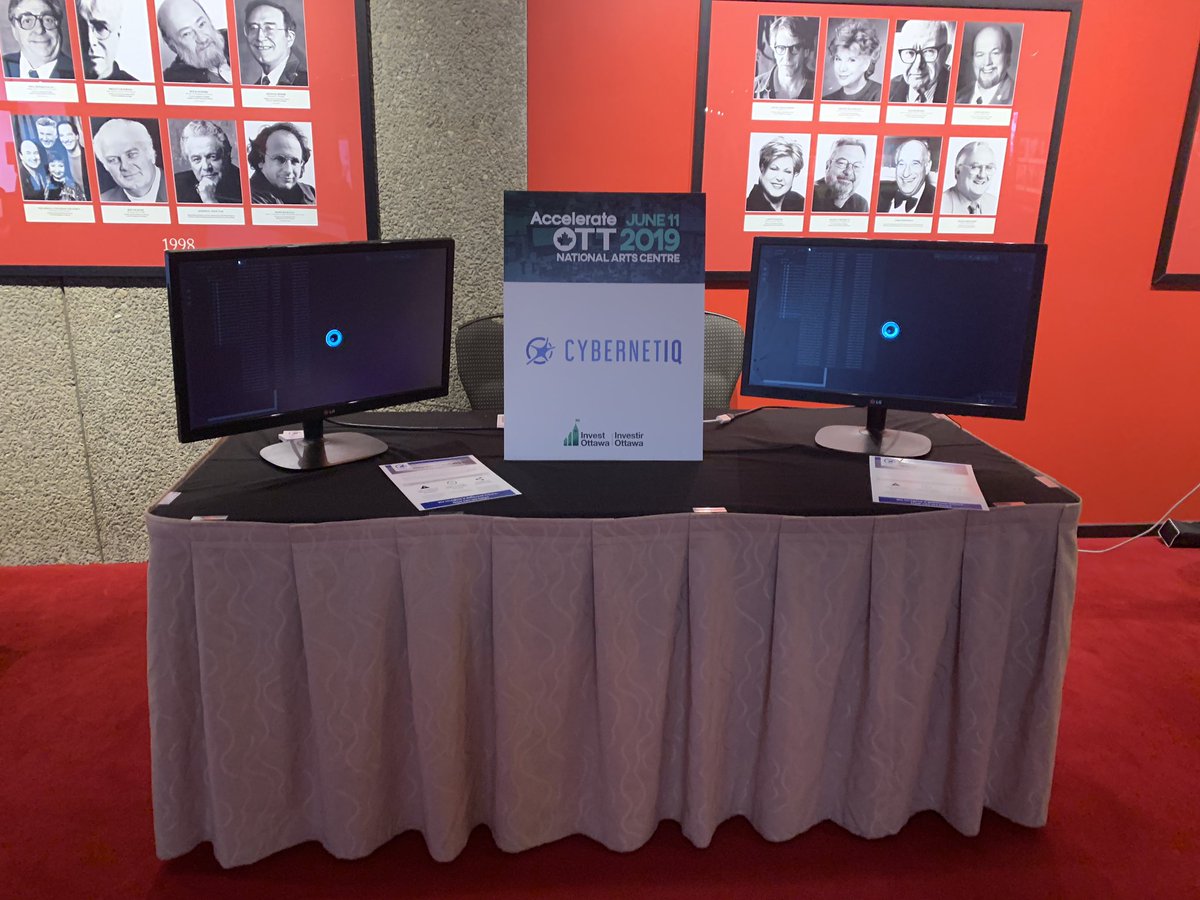 CLAWCybernetIQ's tweet image. We are so excited to be apart of AccelerateOttawa 2019! Come visit Joe Cummins &amp;amp; Brenda Smith to learn more about CybernetIQ and our Threat Hunting platform, CLAW! 

@AccelerateOTT