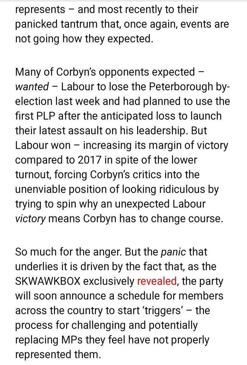 helenhatessmear's tweet photo. @BBCPolitics Heres some perspective
#triggers #reselection #blairites are bricking it
#JC4PM #askthemembers https://t.co/hlVxVJUJPK