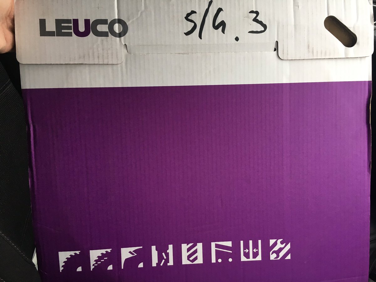 Just delivering 2 specially designed &amp; manufactured TCT sawblades, for a compact laminate application into a valued customer. Magentifying Wood Processing. 
 #business #sanding #ligna #ligna2019 #woodworking #innovation #manufacturing #construction #engineering #sales #automotive