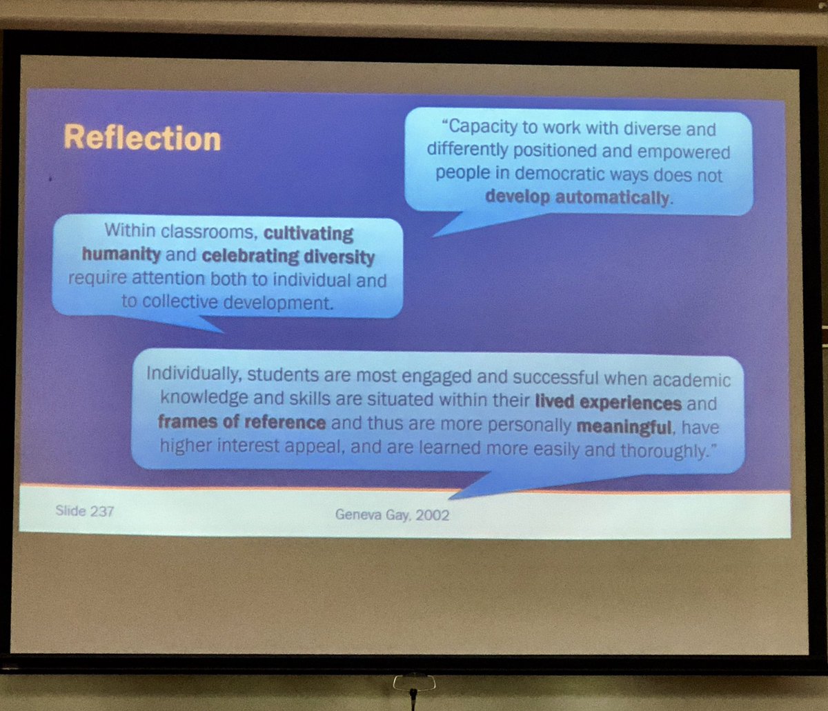 ALL kids & teachers need safe spaces to work & learn in so that the invaluable business of learning can take place. Recognizing & empowering those those that are marginalized is a key step in reaching everyone. We all can be the change in big & small ways! @CRTNation @MrMLMorris