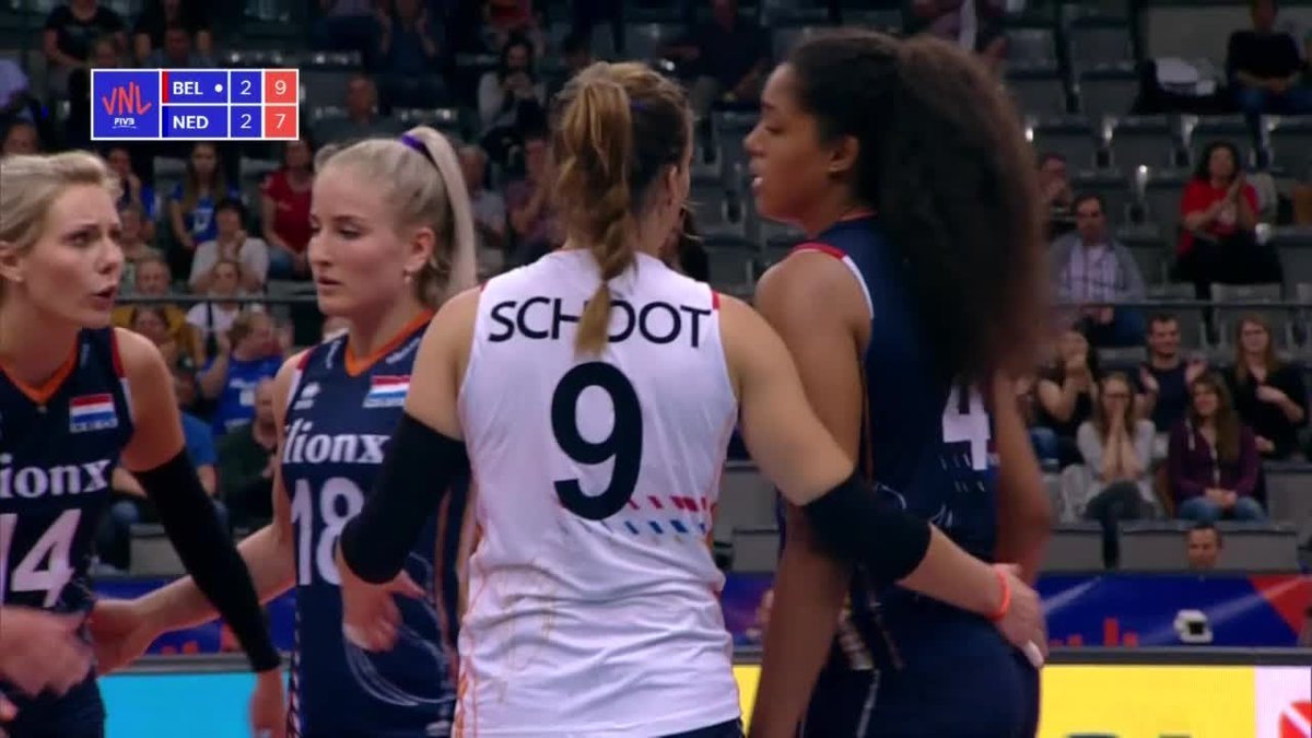 VNL F.: Kaja Grobelna (Belgio) fa 32 punti contro l'Olanda -#videovolleyball @volleyball_it volleyball.movie/2019/06/11/vnl…