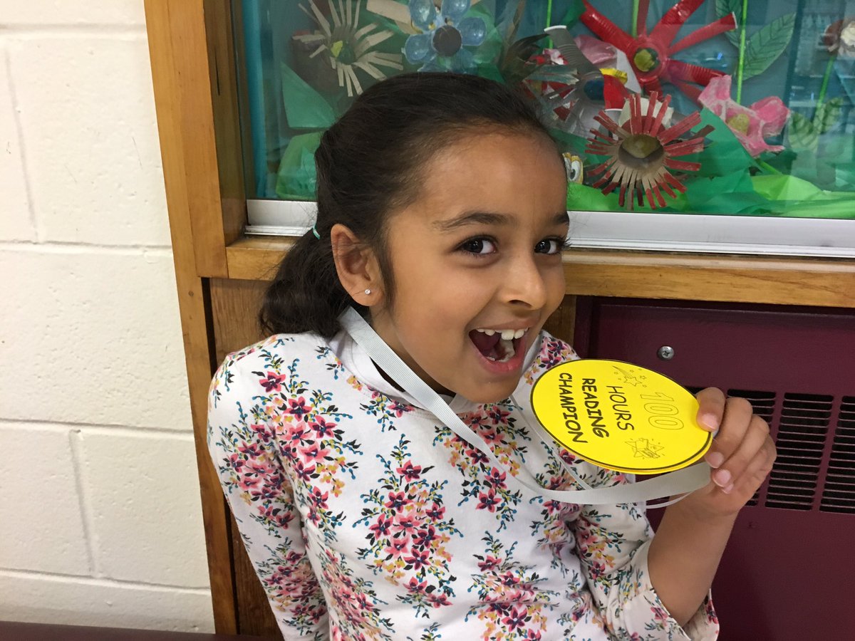 100 Hours of Reading Champion