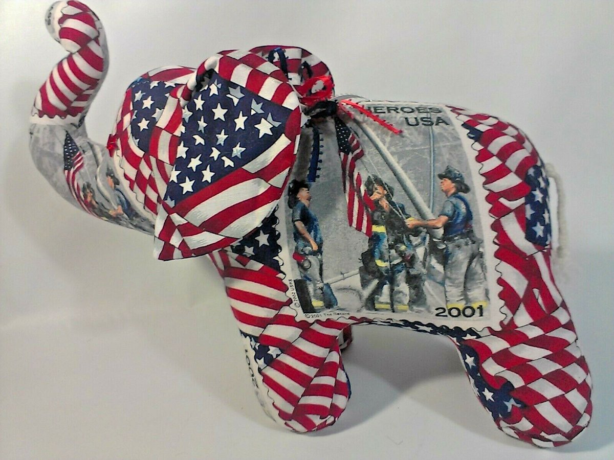 STEEL5757's tweet image. Heroes #ElephantPlush #TributetoFirstResponders 9/11 ebay.com/itm/1535235375…