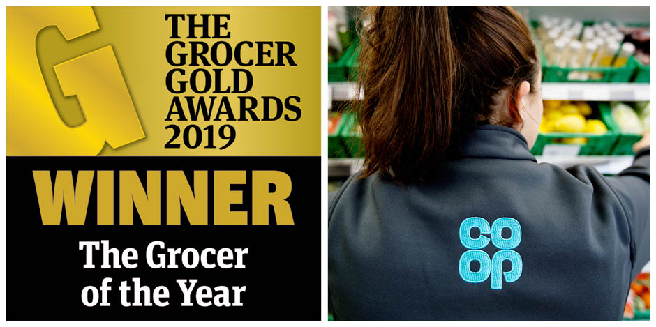 🏆 Co-op is our Grocer of the Year 🏆
  
Judges said Co-op's 'savvy business moves', its 'flourishing food business' and 'appetite for new space' made it a worthy winner of the title. 

@CoopUK #GrocerGold