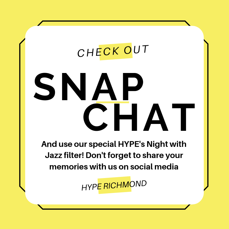 HYPEWayneCounty's tweet photo. Did you know we have a custom Snapchat filter for HYPE Night with the Jazz? Just come to McBride Stadium on Saturday and starting at 7pm, snap yourself enjoying the game! #RichmondJazz #HYPERichmond https://t.co/V1IkQYaxmi