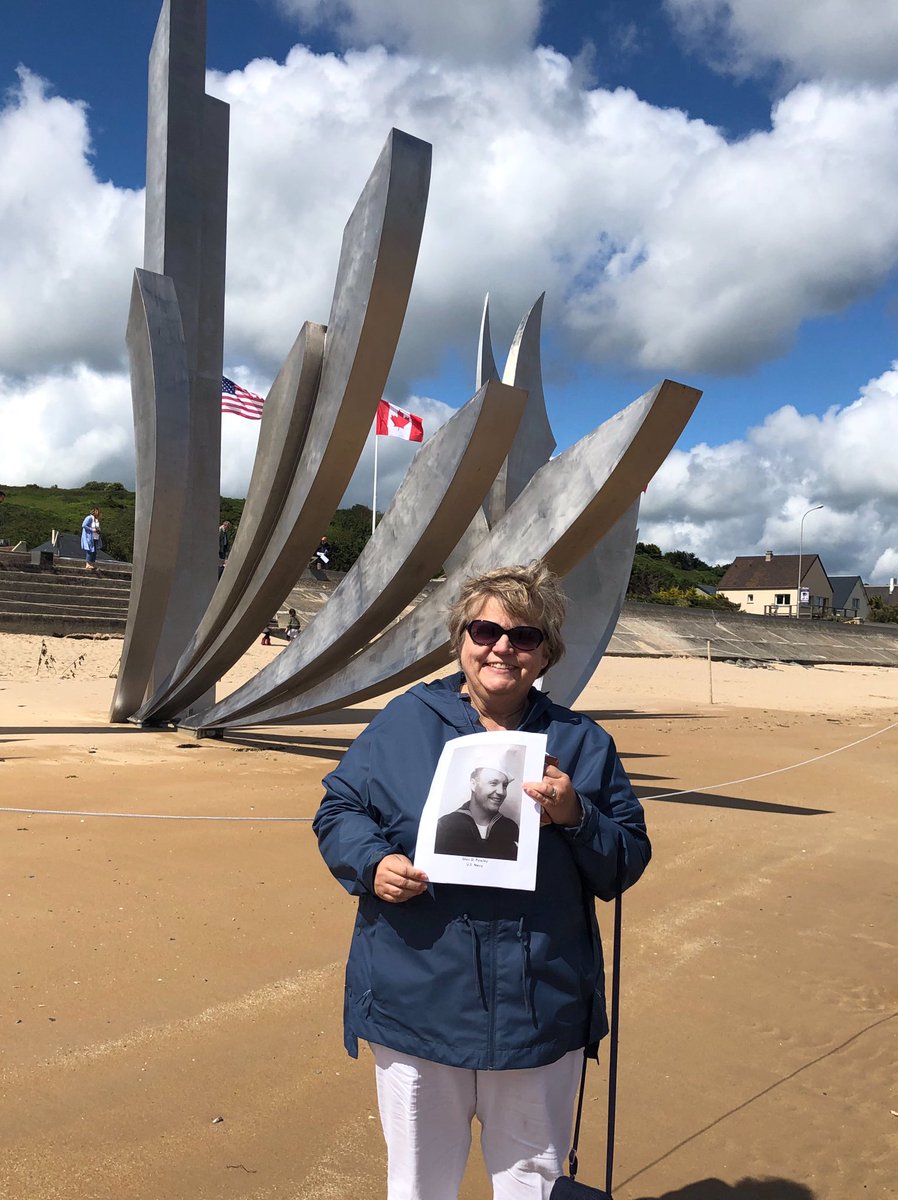 CooksonBridge's tweet image. Visited Omaha Beach today to honor my Father in Law, Glen Pawley. The sacrifices made for the free world should ever be forgotten.
