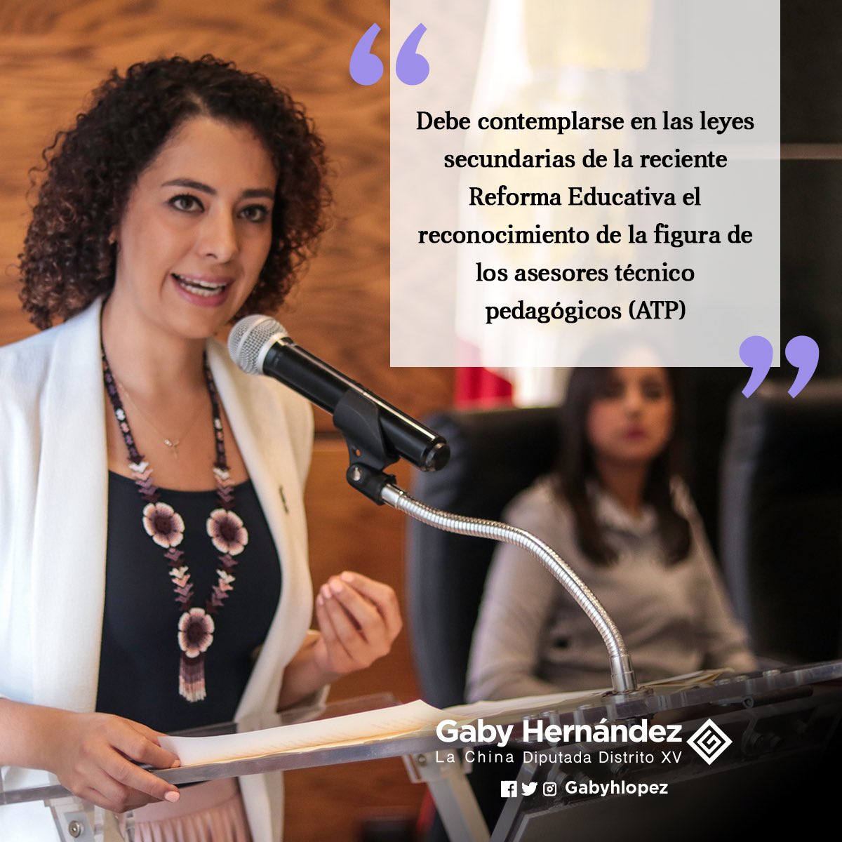 GabyHLopez's tweet photo. Los ATP no son docentes ni administrativos, son el personal especializado en educación básica y media superior. Nos pronunciamos para que se reconozca su figura en la nueva Reforma Educativa, buscando que accedan a los beneficios laborales y sociales que tienen derecho.
📚🏛✍️ https://t.co/fxgkZycQLN