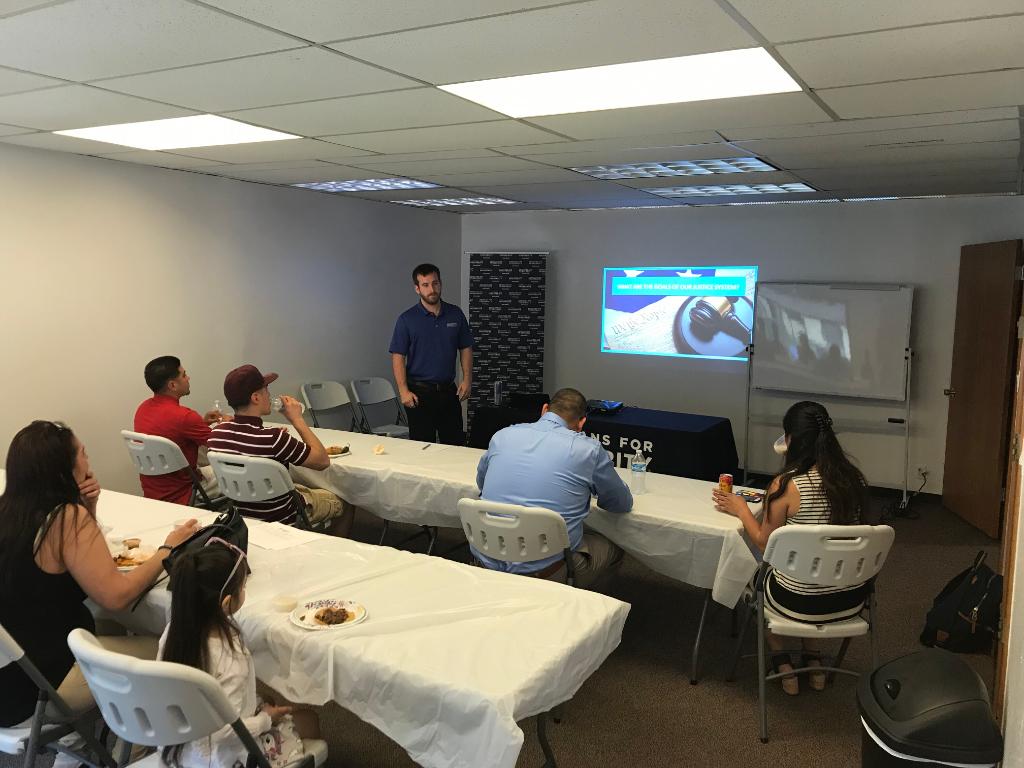 AFPFoundationWI's tweet image. Thanks to @GLATraining for joining us in our Milwaukee field office to discuss Criminal Justice Reform!