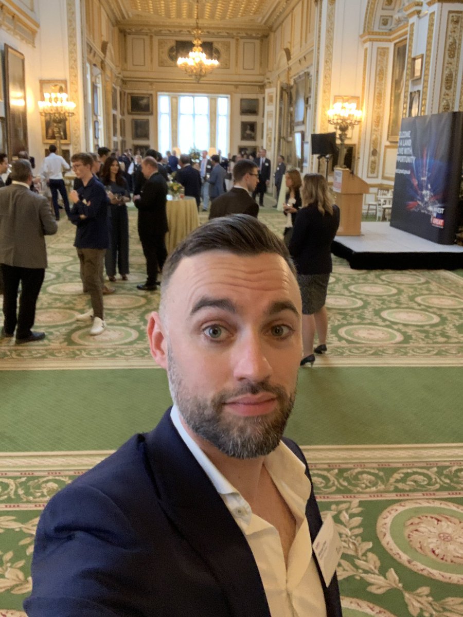smichaelkor's tweet photo. Excited to be attending... I’m not exactly sure what. But it’s a Reception at Lancaster House for #londontechnologyweek And I’m in a suit! https://t.co/2VnfBC91gE