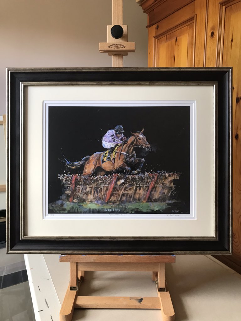 A few more of the Pentland Hills prints gone today . Limited to only 50  #firstcomefirstserved  message for info. #ownersgroup  any suggestions for more horses welcome #equineartist #orderhere  @the_racehour  @RacehorseOwners