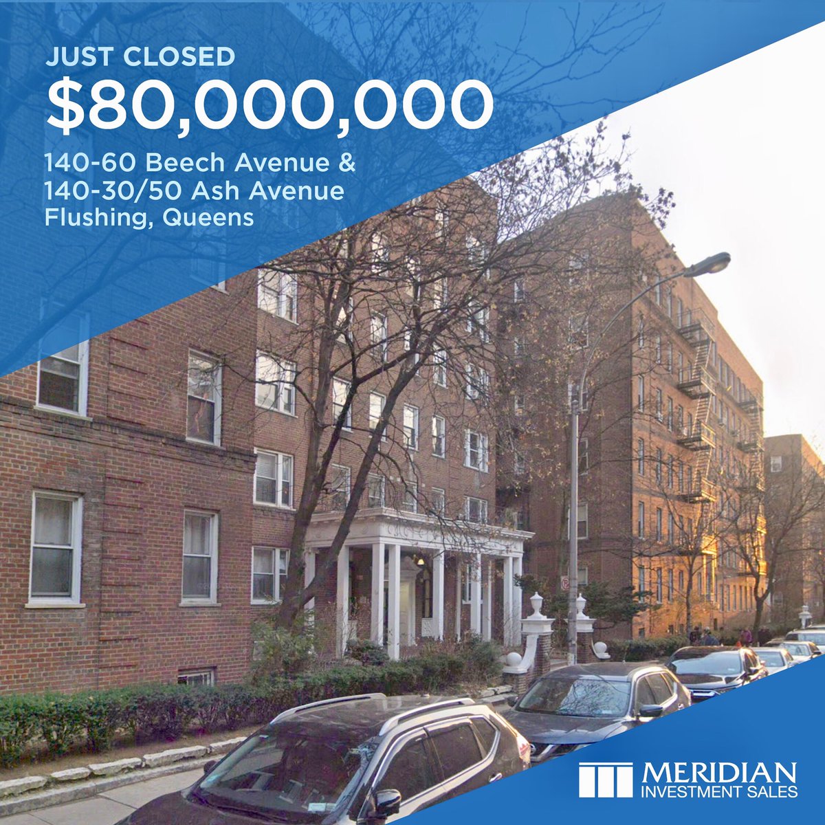 TeamDoshi's tweet photo. #CLOSEDDEAL! We recently closed on Beech & Ash Avenue in Flushing, Queens for $80MM! A pair of 6-story multifamily buildings with 248,358 SF, 266 units & 21 parking spaces
#TeamDoshi #Wekeepclosing #Justclosed #Investmentsales #nycrealestate #nyc #ny #queens #multifamily #cre https://t.co/EEILZViFKx
