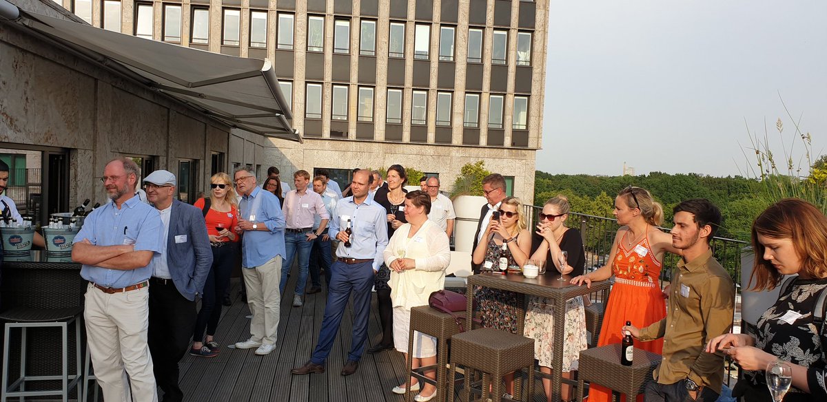 Sommerempfang der #DPRG auf der tollen Sommerterasse des #Novotel Berlin Tiergarten