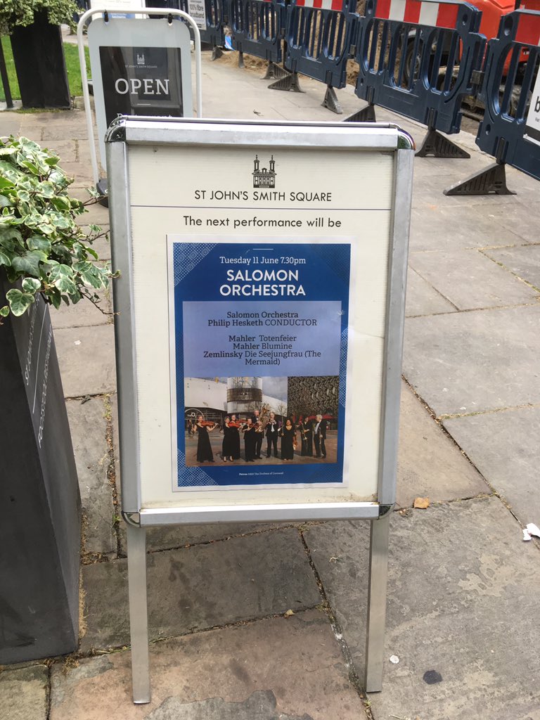 Still (just) time to come and join us for tonight’s Viennese extravaganza!