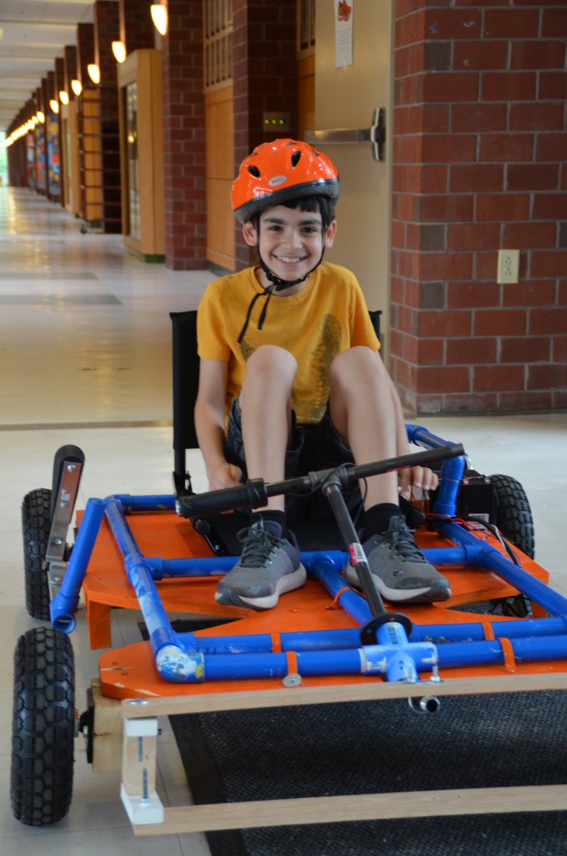 ColbyIMS's tweet image. Racing the solar charged electric go karts that students built down the hall of our school today.  It took a village but these memories of 6th grade science will not soon fade.  @Changeissimple1  @PBLWorks  @revisionsolar @NEED_Project @NSTA @SenechalSci124