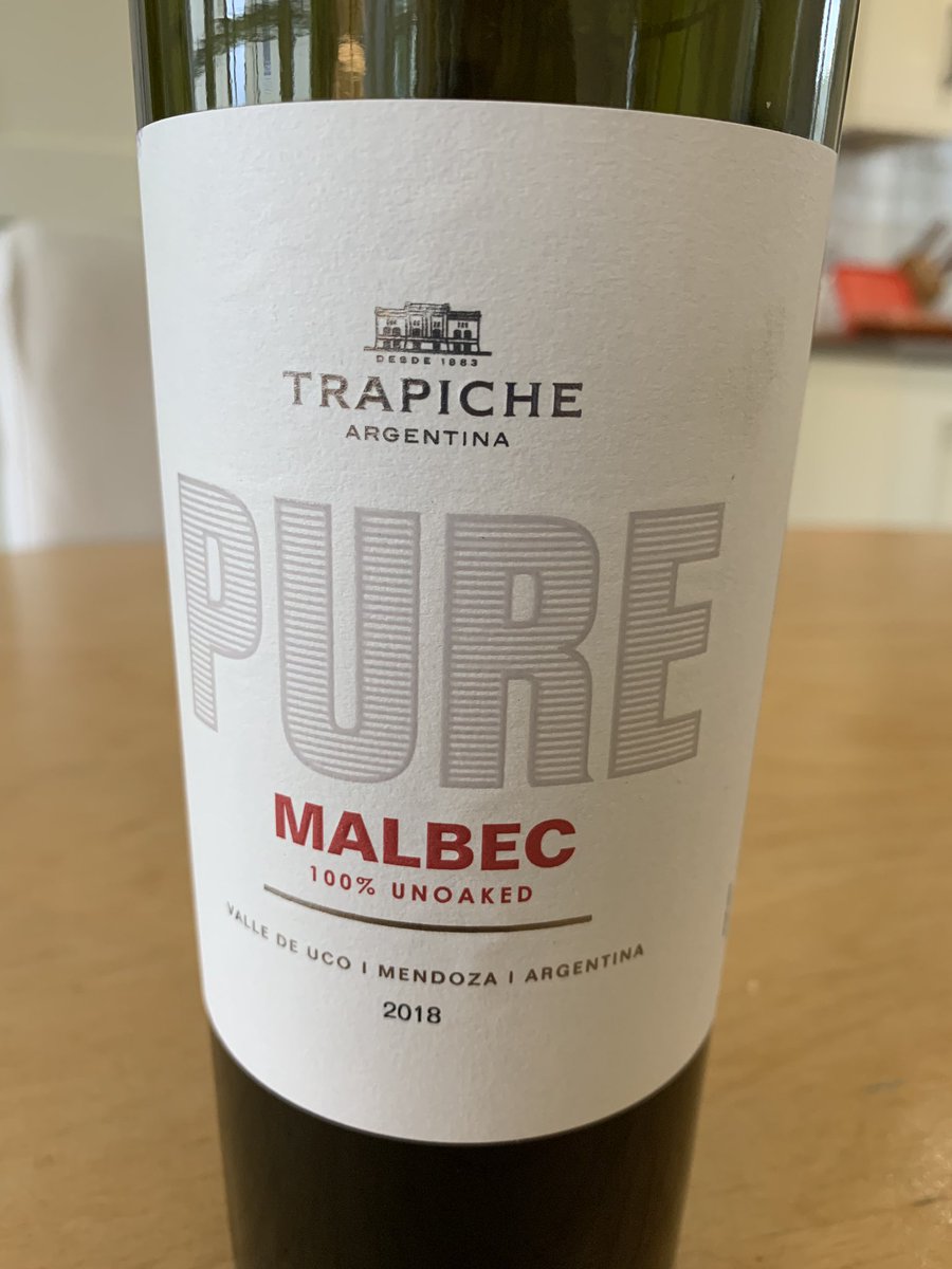 Seriously enjoyed this bottle of Co-op wine!  #trapiche