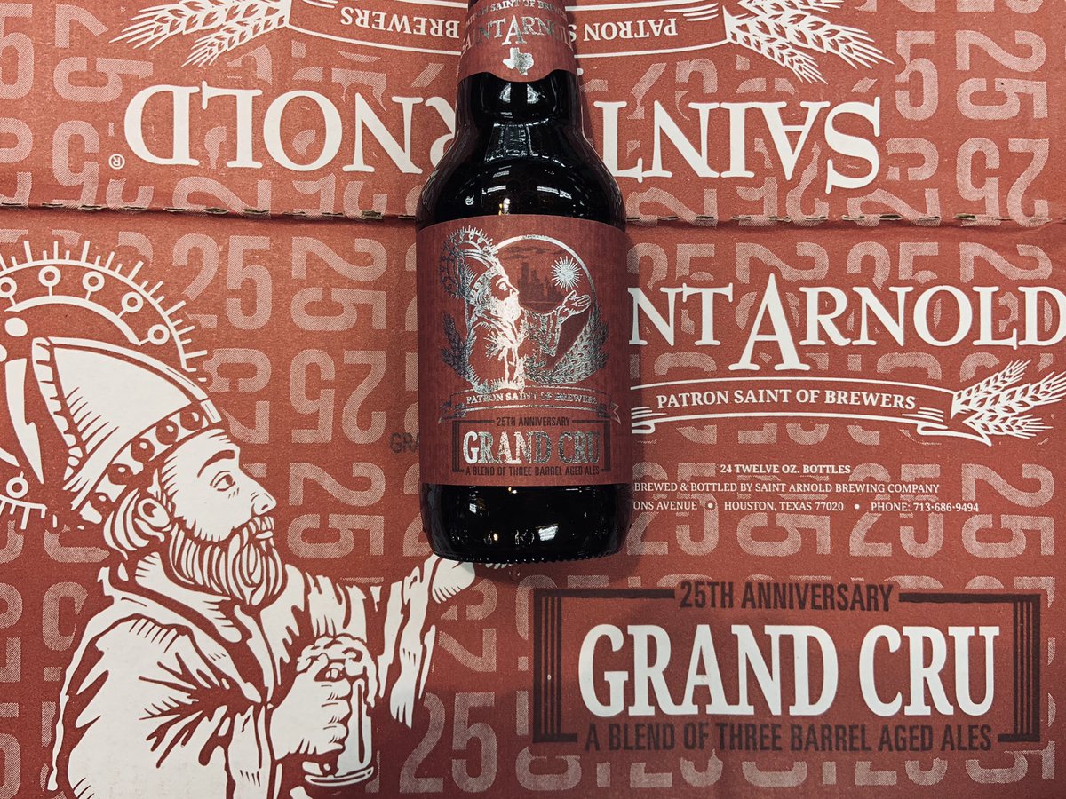BreadbasketD's tweet photo. Just arrived GRAND CRU waiting for you: @SaintArnoldATX @CraftBeerATX @SaintArnold @ATXBeerReleases @CraftBeerMngls  #craftbeer #GRANDCRU https://t.co/BYAfLGDWZA