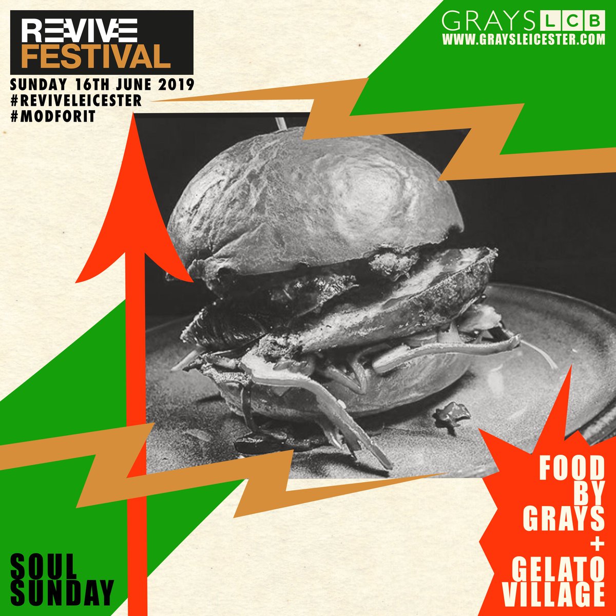 's tweet image. #Wimpys who remembers 'em? On offer at @grays_lcbdepot all w/end from Fri eve with bar &amp;amp; @biffbangpow DJs  Check out their #SoulSunday event too. It's going to be a #Whopper All scooterists welcome to park  in the courtyard area on Fri eve, Sat &amp;amp; Sun 12-5 revivefestival.co.uk