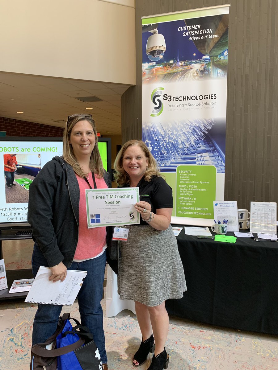 S3EdTech's tweet photo. Congrats to Patti Hockensmith! She won a free Technology Integration Coaching Session! @Akron3T #APS3T #FutureFierce @S3Techs #coaching #edtech More prizes to give away. Register through the Whova app! https://t.co/5ZWSfbkzfc