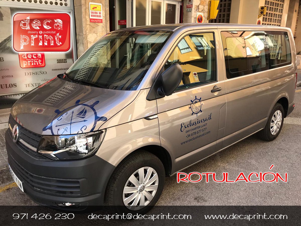 Decaprint2's tweet image. Minimalista y elegante #rotulación para la #furgoneta de Exclusive Sails en #vinilo de #corte.
A veces con poco es suficiente !!!

☏ 971 426 230 // decaprint@decaprint.com // decaprint.com