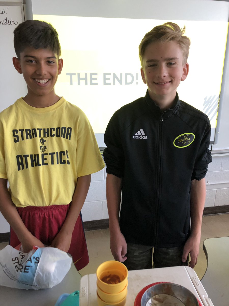 8geniuses's tweet photo. Saramsha and Jasper became ice cream makers for #GeniusHour. There was vanilla, dark chocolate, and salted caramel, but I was so excited to try it, I forgot to take a picture! https://t.co/TUaB3p9nIl