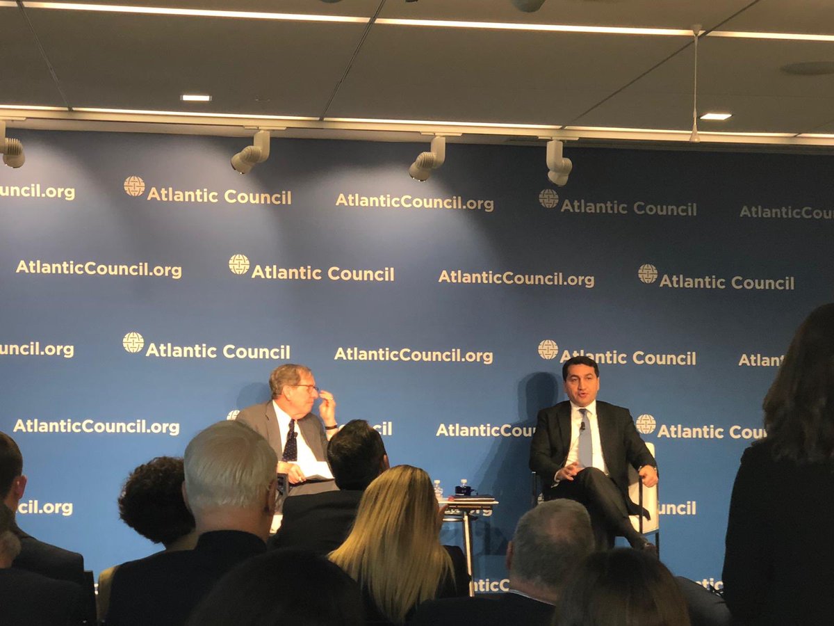 asmaryusifzada's tweet photo. With the resolution of the conflict there will be win-win situation both for #Armenia and #Azerbaijan - @HikmetHajiyev @AtlanticCouncil
#NKPeace
@StateDept https://t.co/4hGasTDffk