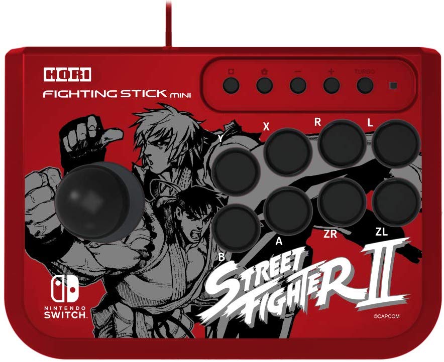 Hori Fighting Stick Mini in Gray - Nintendo Switch